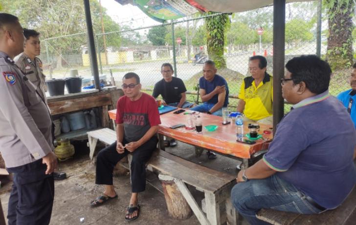 Jaga Kamtibmas Menjelang Pilkada, Polsek Rumbai Pesisir Sosialisasi di Lembah Damai