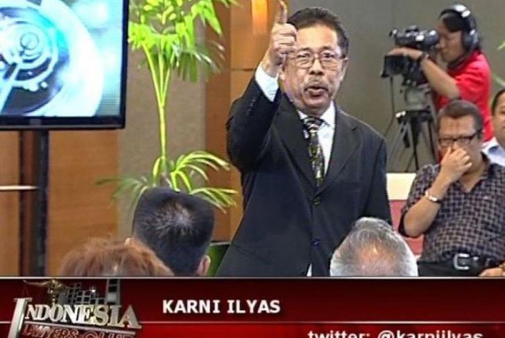 Diskusi ILC, Membidik Rizieq Mandadak Dibatalkan. Cuitan Karni Ilyas di Twitter
