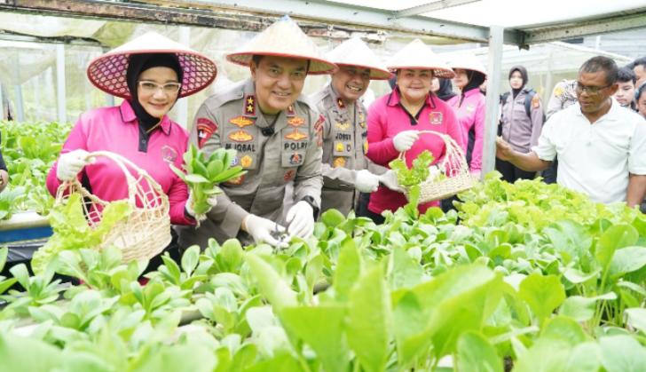 Kapolda Riau Luncurkan Program Pekarangan Pangan Lestari
