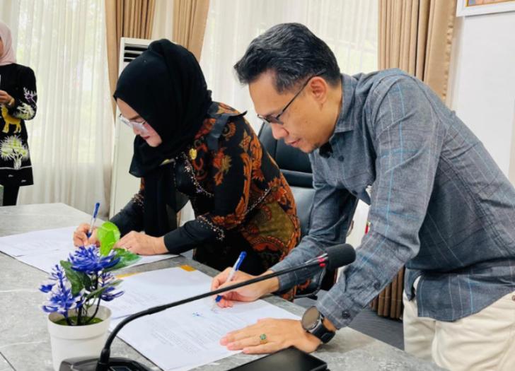 Bapenda Pelalawan Gandeng BRK Syariah Digitalisasi Retribusi Kebersihan