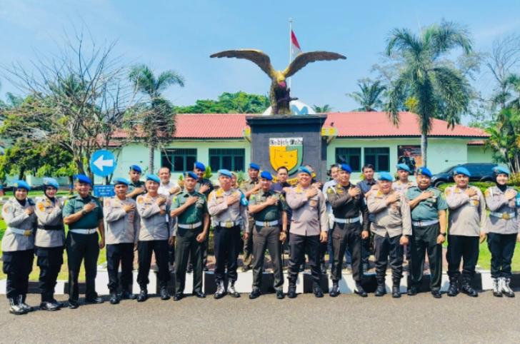 Kabid Propam Polda Sumatera Selatan Perkuat Sinergitas dengan Dandenpom