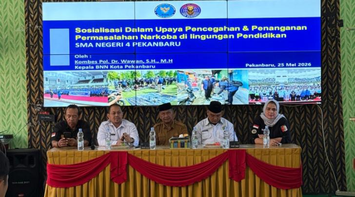 Bersama Granat, Kepala BNNK Pekanbaru Tingkatkan Kesadaran Generasi Muda Tentang Bahaya Narkoba