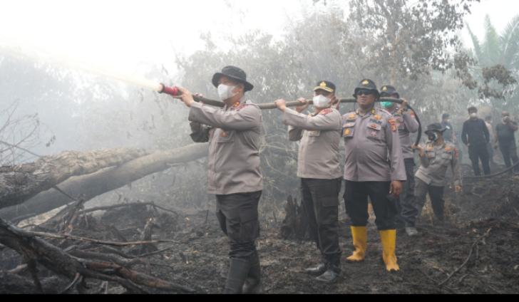 Hotspot Berangsur Turun, Kerumutan Masih Jadi Prioritas Penanganan Karhutla