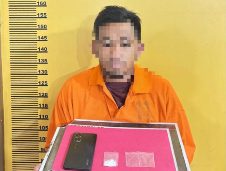 Polisi Tangkap Seorang Residivis Kasus Narkoba di Inhu