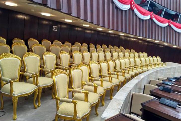 Rombongan Raja Salman Spesial di DPR RI, 90 Kursi Berwarna Emas telah Disiapkan