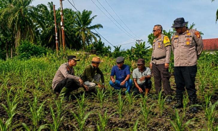Simak, Tujuh Pesan Penting Kapolsek Kandis Menjaga Ketahanan Pangan