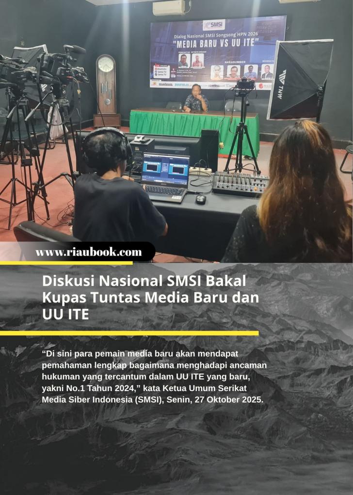 Diskusi Nasional SMSI Bakal Kupas Tuntas Media Baru dan UU ITE