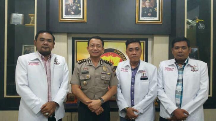 Jelang Penyuluhan Narkoba Gratis, HAMI Riau Koordinasi dengan Ditres Narkoba Polda
