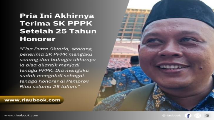 Pria Ini Akhirnya Terima SK PPPK Setelah 25 Tahun Honorer