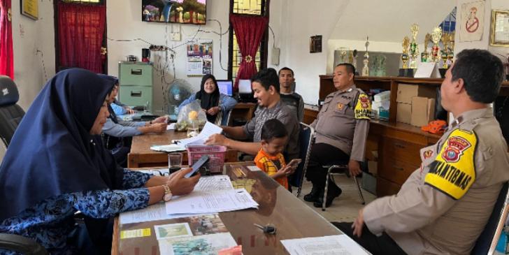 Polsek Senapelan Kunjungi Kantor Lurah Sago, Kolaborasi Ciptakan Kamtibmas