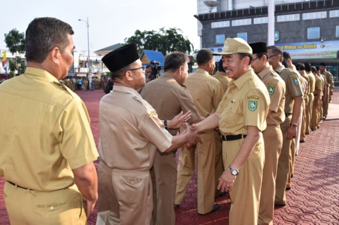 99 Persen PNS dan Honorer Pemkab Bengkalis Masuk Kerja