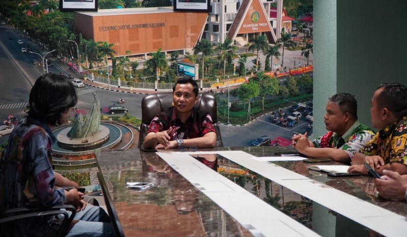 Asisten Intelijen Kejati Riau Terima Kunjungan Korpus BEM Se-Riau, Ini yang Mereka Bicarakan