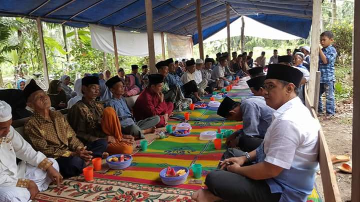 Halal Bihalal Kelurahan Madani Inhil, M Sabit Ibaratkan Pemimpin Itu Seperti Pohon Kelapa