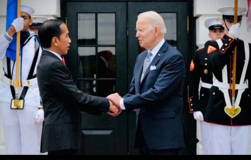 Jokowi Makan Malam Bersama Joe Biden di Washington