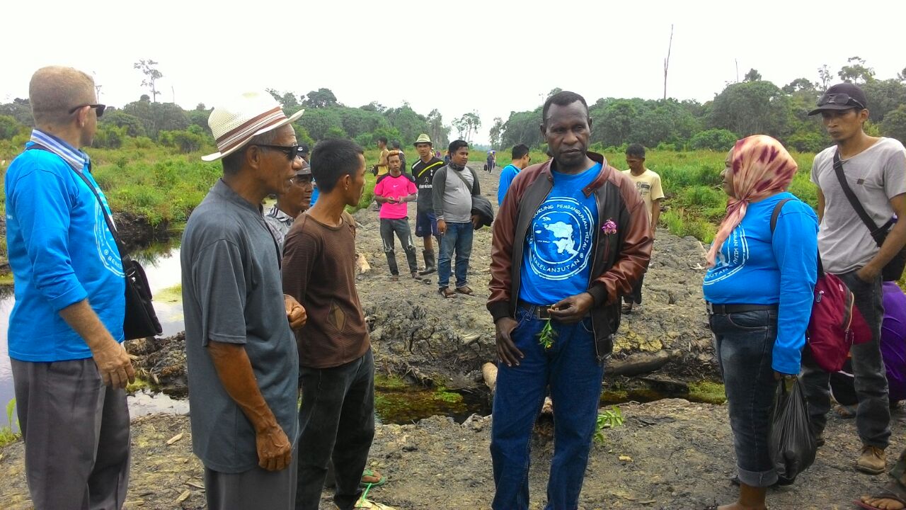 Kunjungan Kerja ke Pungkat, Rombongan Perwakilan Papua Barat Lihat Perkembangan Sawit di Inhil