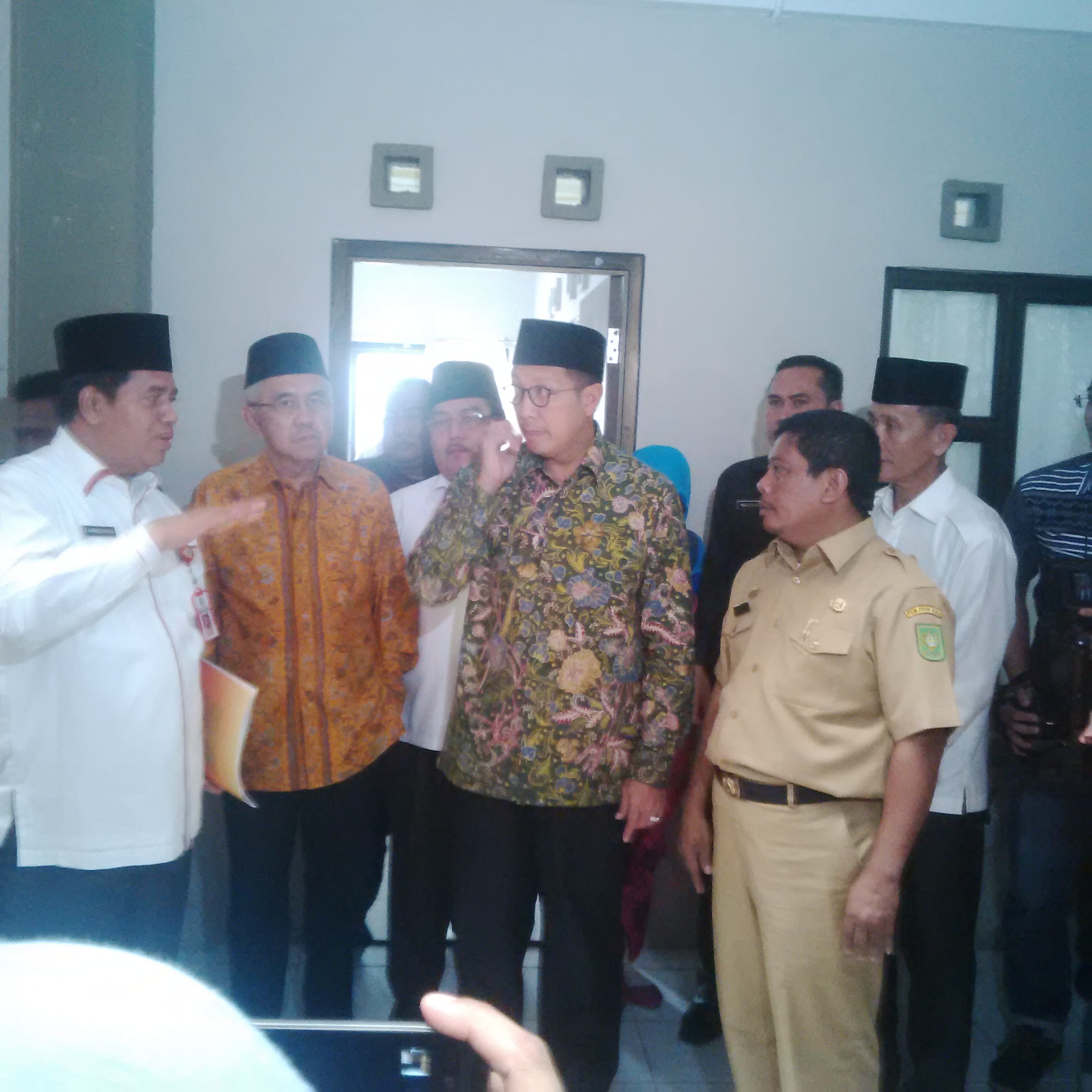 Menteri Agama Tinjau Rusunawa Embarkasi Haji Antara di Riau