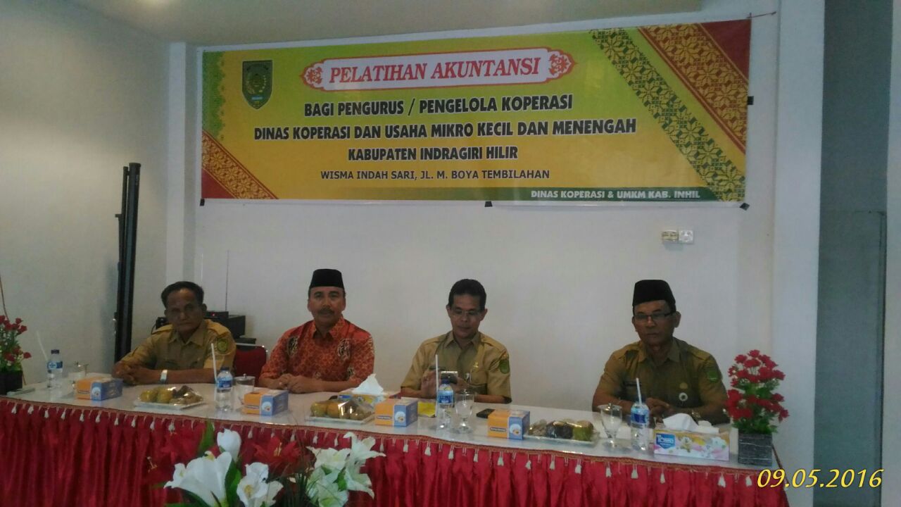 UMKM Inhil Laksanakan dan Buka Pelatihan Akuntansi Bagi Pengurus dan Pengelola Koperasi