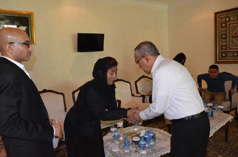 Usai Rapat Karhutla, Presiden dan Plt Gubri Melayat ke Rumah Menteri Susi