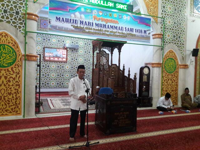 Wabup Pelalawan Hadiri Maulid Nabi Dengan Masyarakat